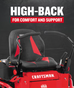 CRAFTSMAN Z5400 | 46in 22HP Zero-Turn Riding Mower | 22 HP Kohler Engine | Hydrostatic Transmission | High-Back Seat (17ARFACT093) - Image 7