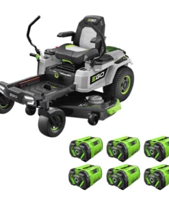 EGO Power+ Z6 ZT5207L 52 in. 56 V Battery Zero Turn Ridings Mower Kits (Battery & Charger) W/ SIX 12.0 AH BATTERIES
