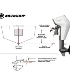 Mercury Avator 7.5e Tiller Electric Outboard Motor Kit - Image 3