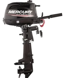 Alternative view of Mercury 5hp Tiller FourStroke Outboard Motor – 15″ Shaft, Manual Tilt/Trim, Manual Start