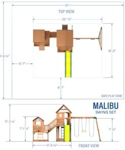 Alternative view of Malibu Swing Set