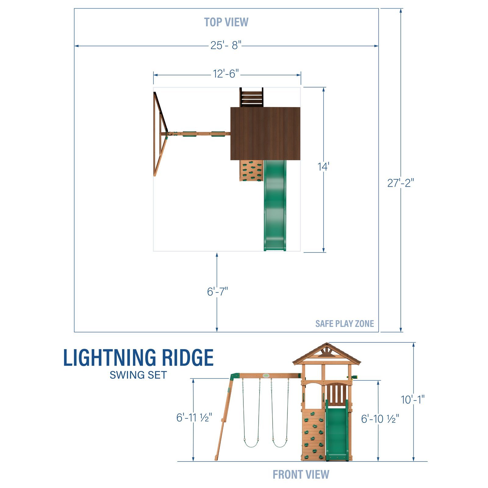 Lightning Ridge Swing Set - Image 2