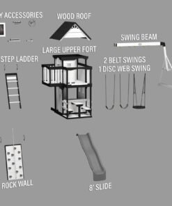Canyon Creek Swing Set – White - Image 14