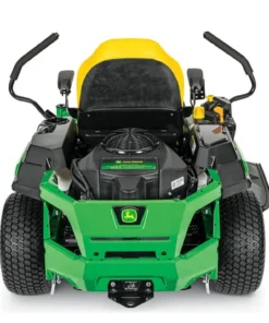 Alternative view of 60V 42” Electric CrossoverZ Zero Turn Mowers with (6) 8 Ah Batteries and (3) Dual Port Turbo Chargers.