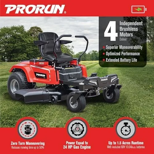 60V Zero Turn Riding Lawn Mowers - Image 5