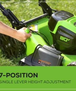 Greenworks 80V 21″ Cordless Self-Propelled Lawn Mowers - Image 4
