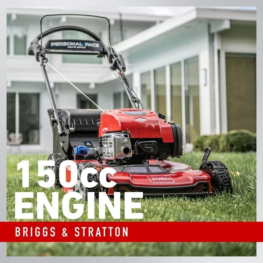 Toro 22″ Electric-Start Recycler Personal Pace Self-Propelled Gas Lawn Mowers - Image 2