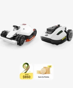 Alternative view of MAMMOTION LUBA 2 AWD 10000X Robot Lawn Mower. Multi-zone & No-go-zone Managements.