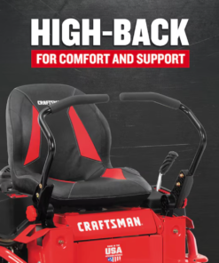 CRAFTSMAN Z5800 | 54in 24HP Zero-Turn Riding Mower | 24 HP Kohler Engine | High-Back Seat (17RRFACW093) - Image 6