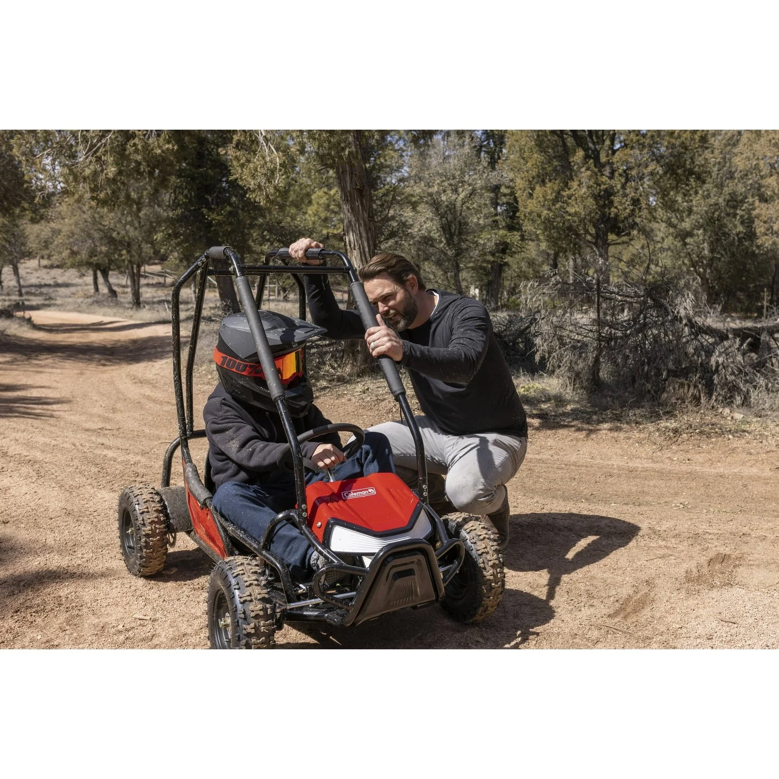 Coleman Powersports GK100 One-Seater Go Karts - Image 2