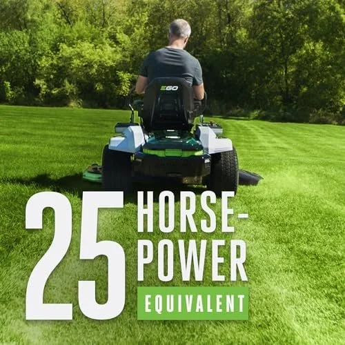 EGO Power+ Electric Riding Lawn Mower, 52″ Deck with Zero Turn Radius, Includes (6) 56V 12.0Ah Batteries and Chargers – ZT5207L - Image 2