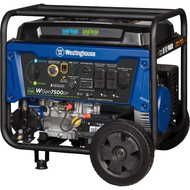 Westinghouse WGen7500DF Dual Fuel Portable Generators - Image 3