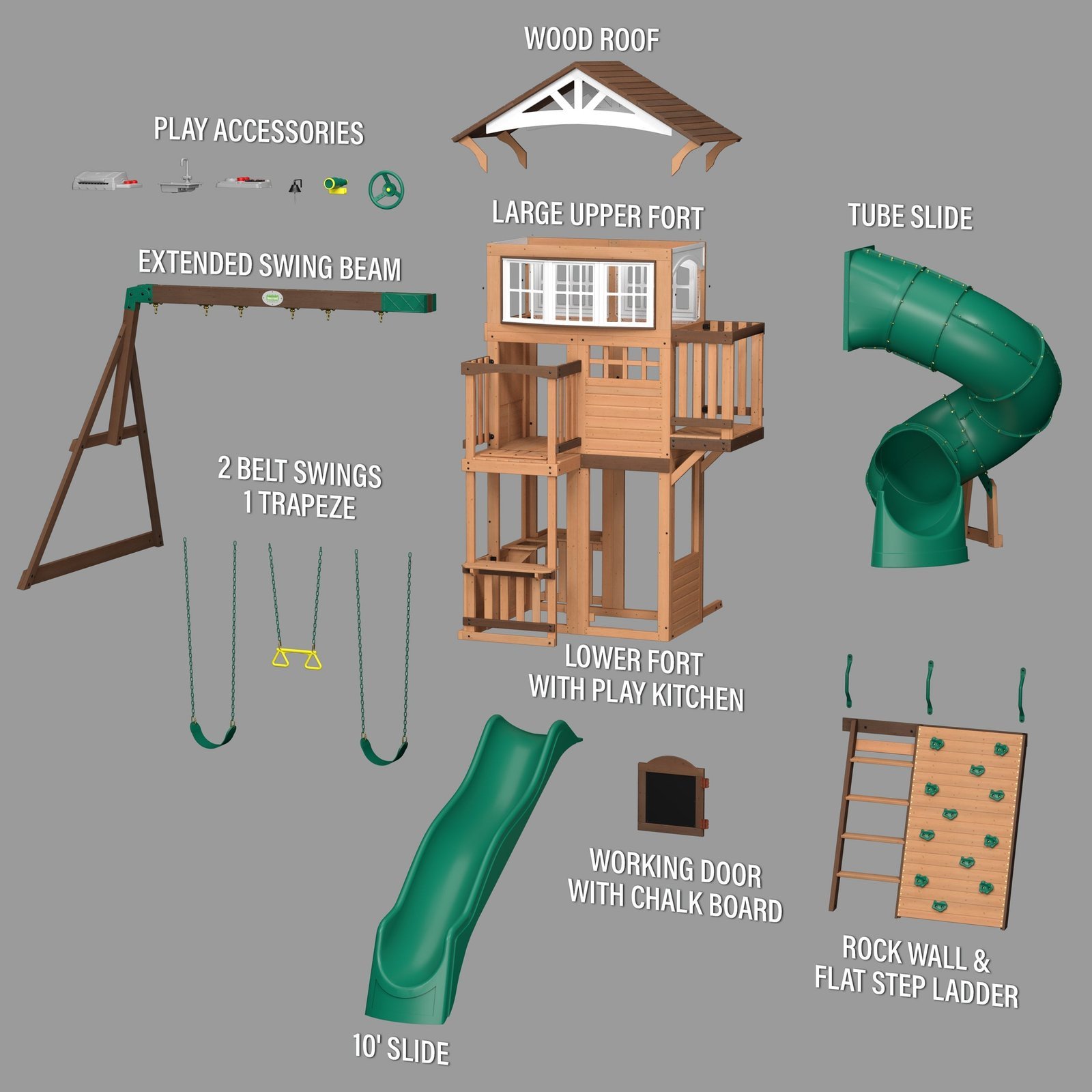 Bristol Point Swing Set - Image 13