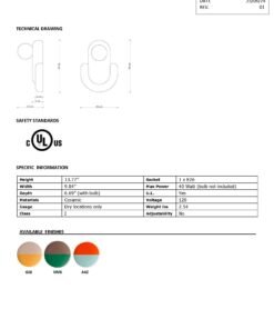 Eclair Wall Mount (3 colors available) - Image 8