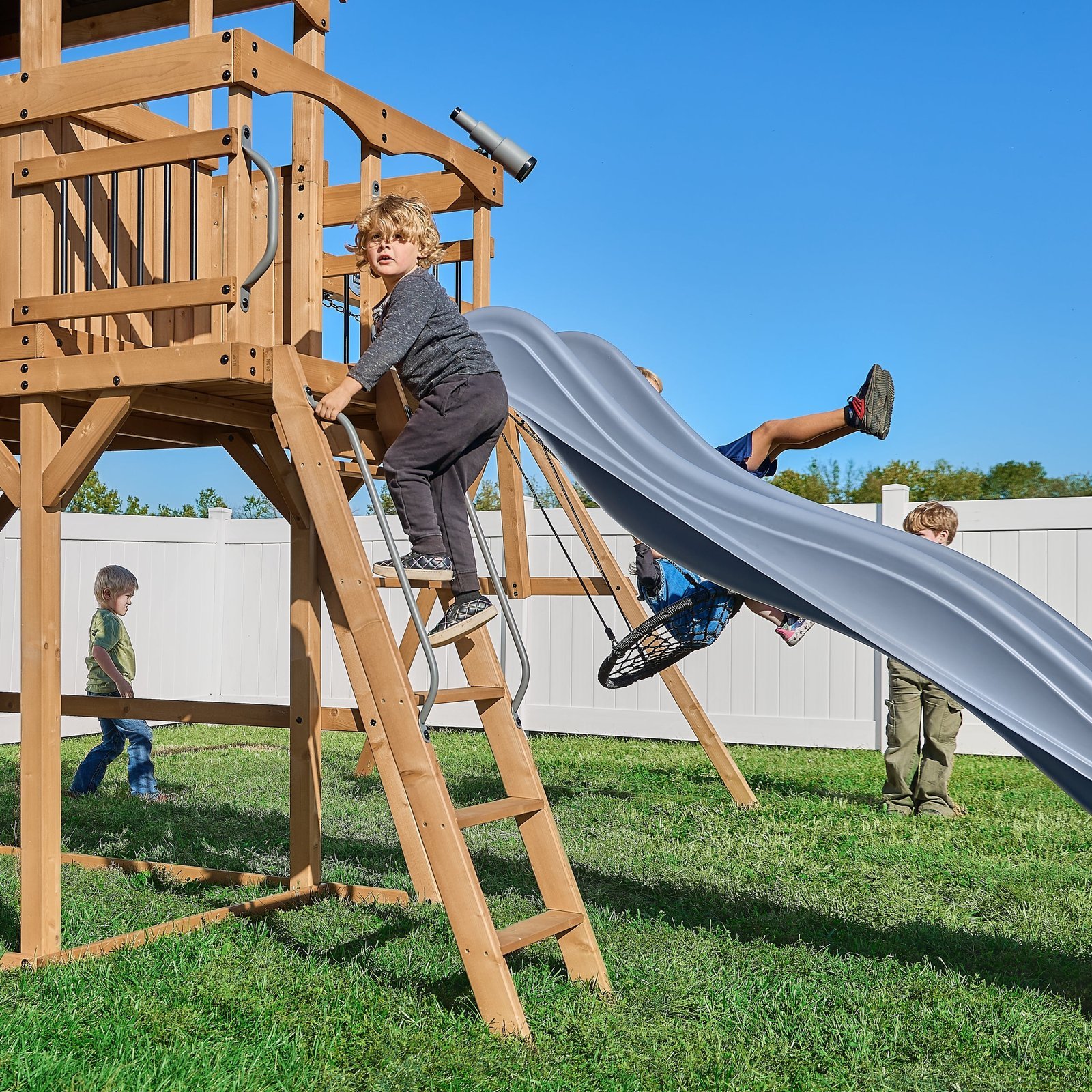 Dover Bay Swing Set with Monkey Bars - Image 11