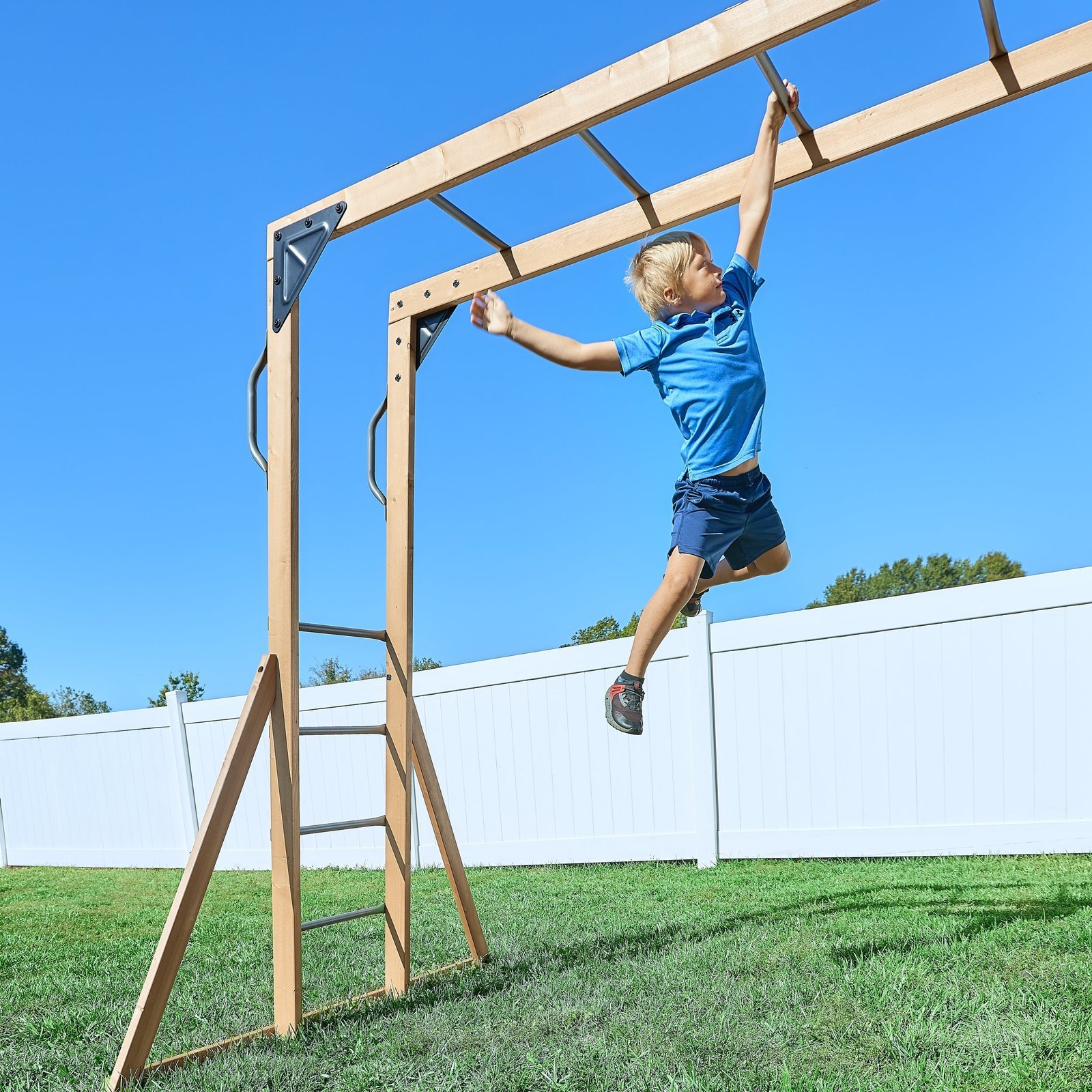 Dover Bay Swing Set with Monkey Bars - Image 3