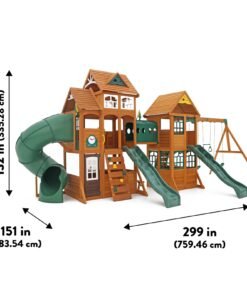 Paramount Wooden Swing Set / Playset - Image 14