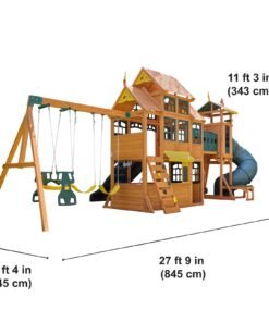 Bear Cave Lodge Swing Set – Installation Available - Image 5