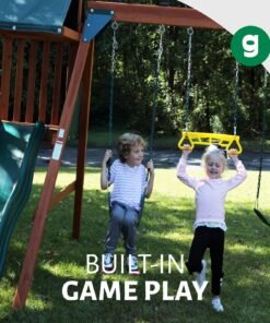 Basic Swing Set with Slide - Image 5