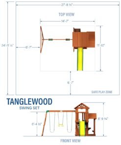 Alternative view of Tanglewood Swing Set