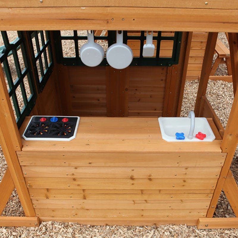 Paramount Wooden Swing Set / Playset - Image 7