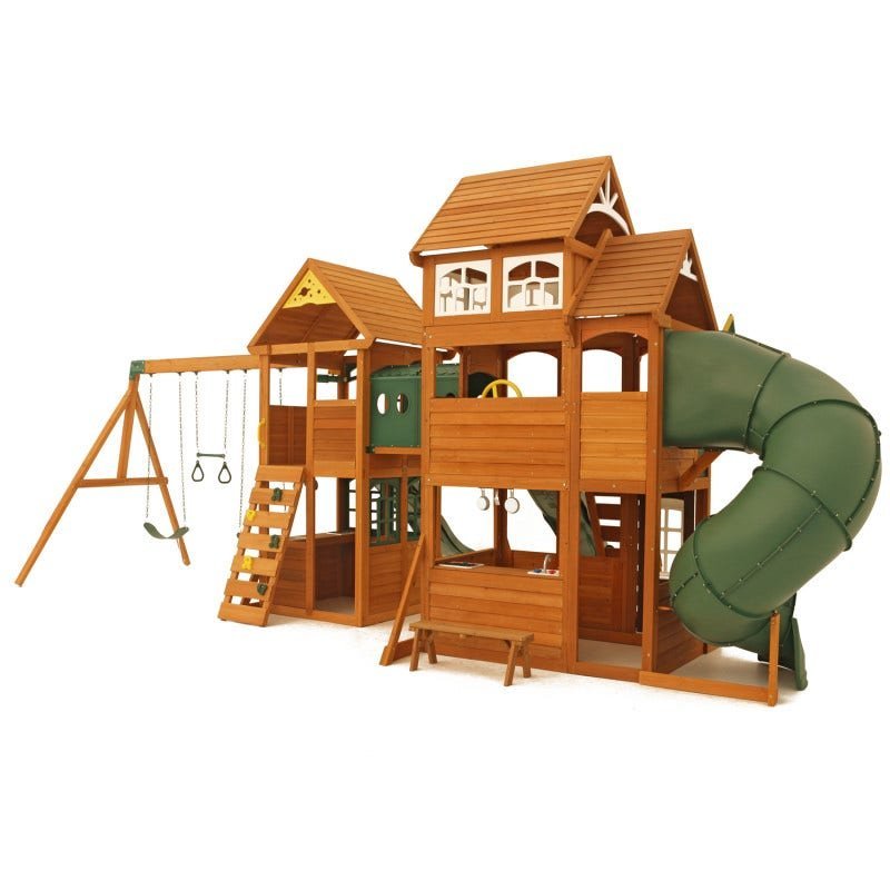 Paramount Wooden Swing Set / Playset - Image 16