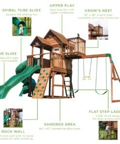 Skyfort III Swing Set - Image 3