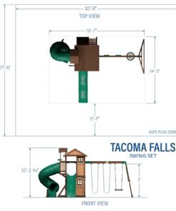 Alternative view of Tacoma Falls Swing Set