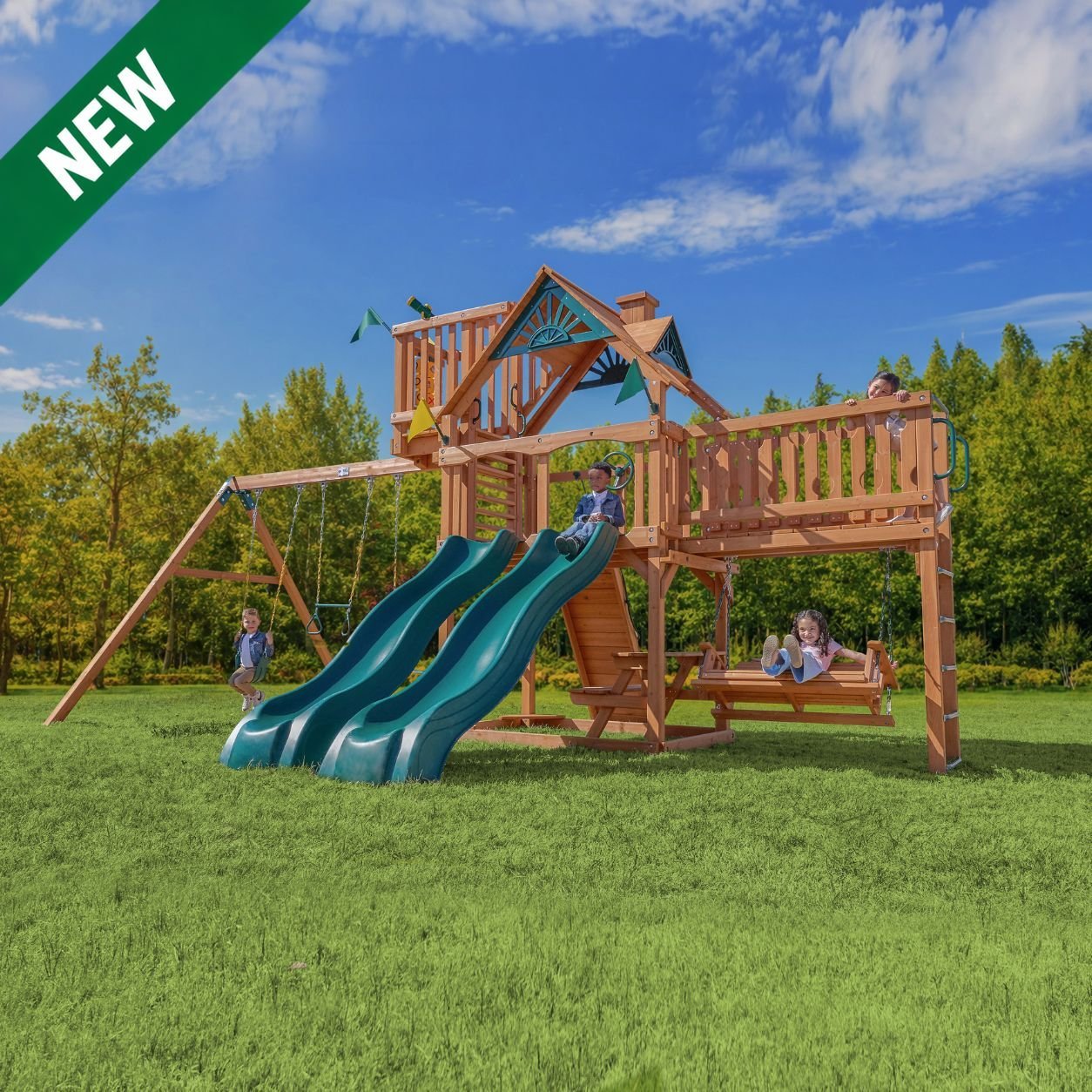Summerville Deluxe Swing Set - Image 2