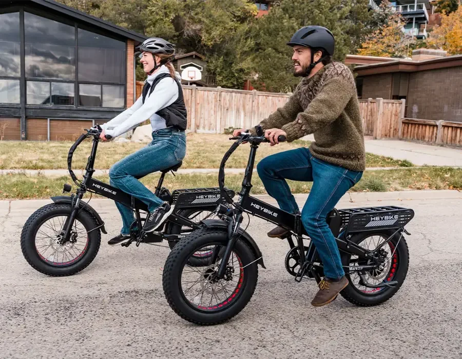 Heybike Fat Tire Mountain Electric Bikes, 1200 W, 45 Miles, 1~3 Pedal Assist, Greys - Image 6