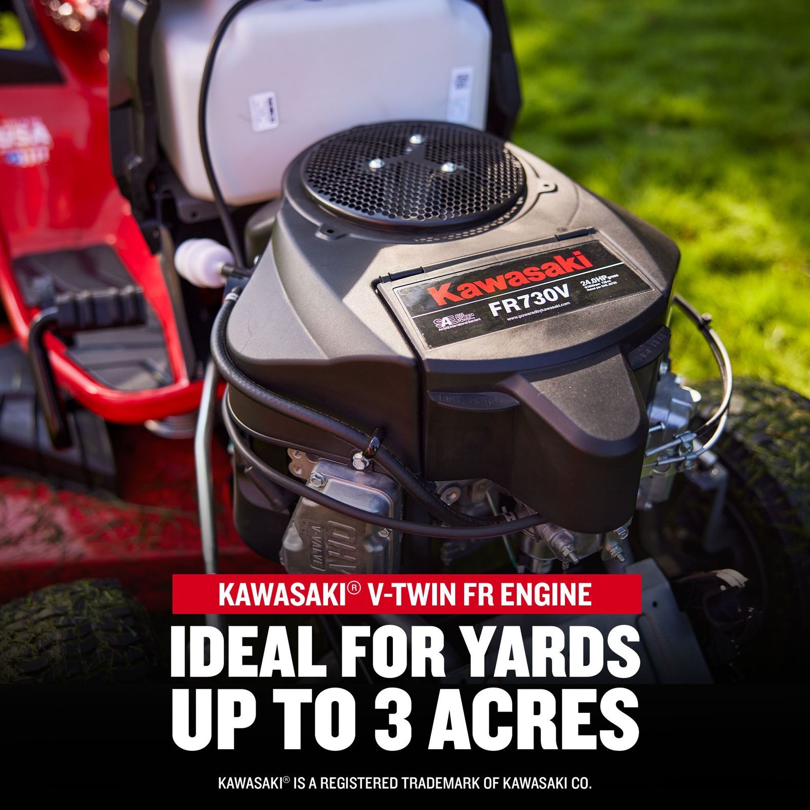 CRAFTSMAN T4400 | Riding Lawn Mower | 54-in Fabricated Deck | 24-HP Kawasaki V-Twin FR Engine | TURNTIGHT 5 in. Turning Radius - Image 8