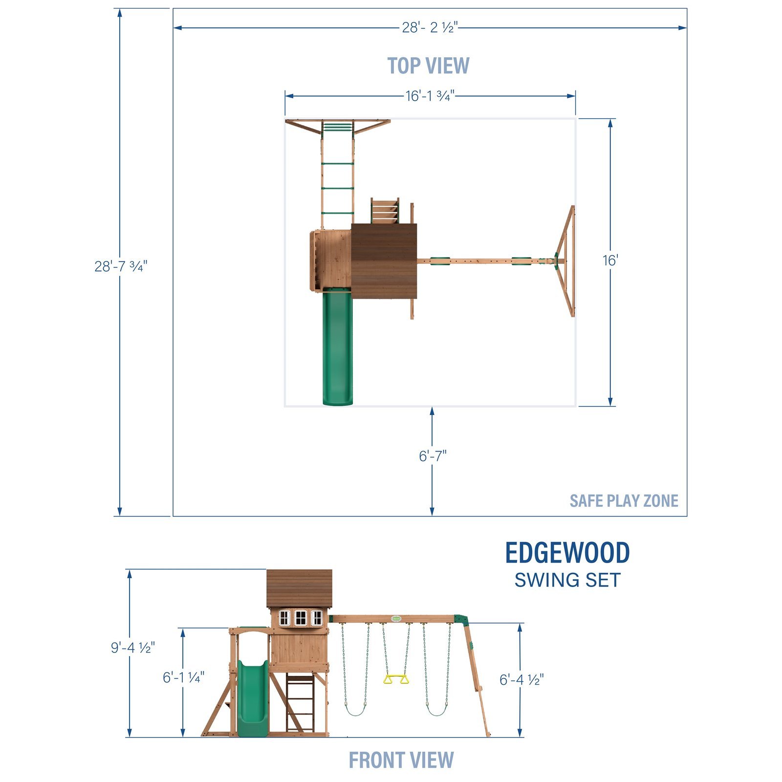 Edgewood Swing Set - Image 2