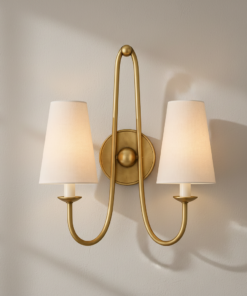 Brayden 18-Inch Two-Light Wall Sconce in Antique Gold Leaf
