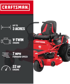 CRAFTSMAN Z5400 | 46in 22HP Zero-Turn Riding Mower | 22 HP Kohler Engine | Hydrostatic Transmission | High-Back Seat (17ARFACT093) - Image 3