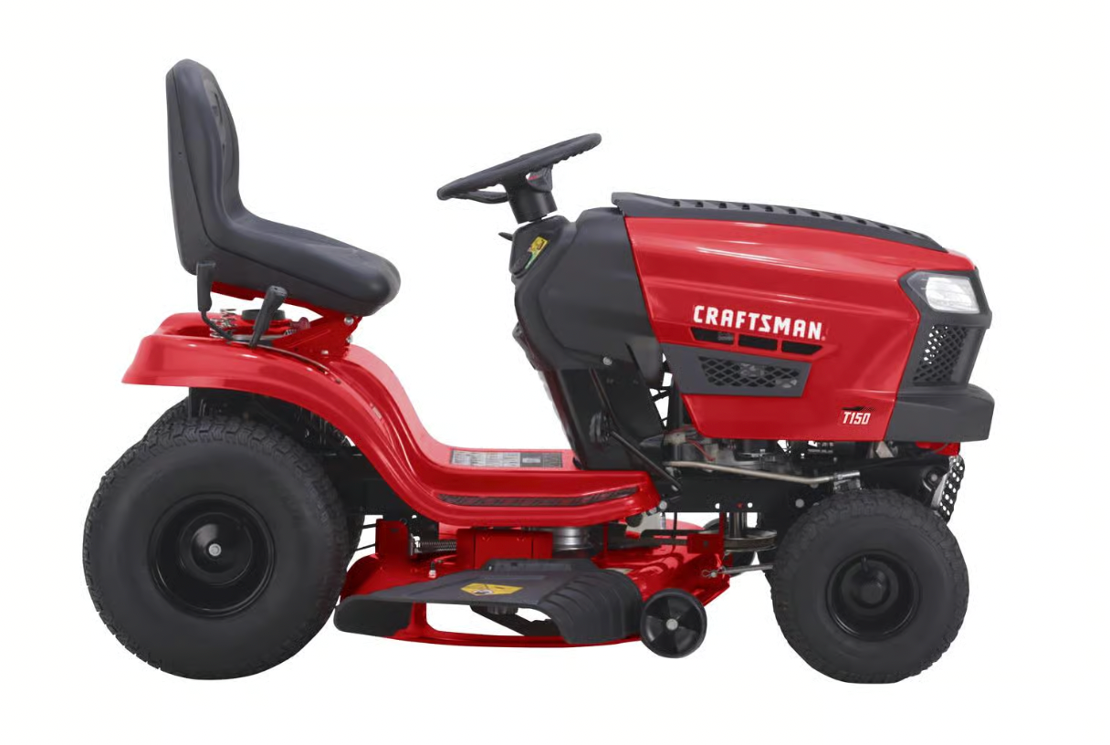 Craftsman T150 Gas Lawn Tractor | 46-in | 540cc | 19HP Briggs and Stratton Engine | Turn Tight Technology - Image 4