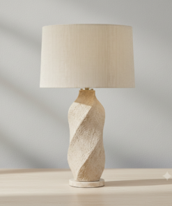 Declan 25.5-Inch Ceramic Table Lamp in Classical Mandras Glaze