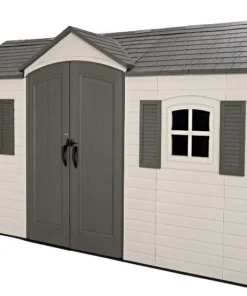 Lifetime Legacy 15×8 Plastic Storage Shed Kit w/ Floors