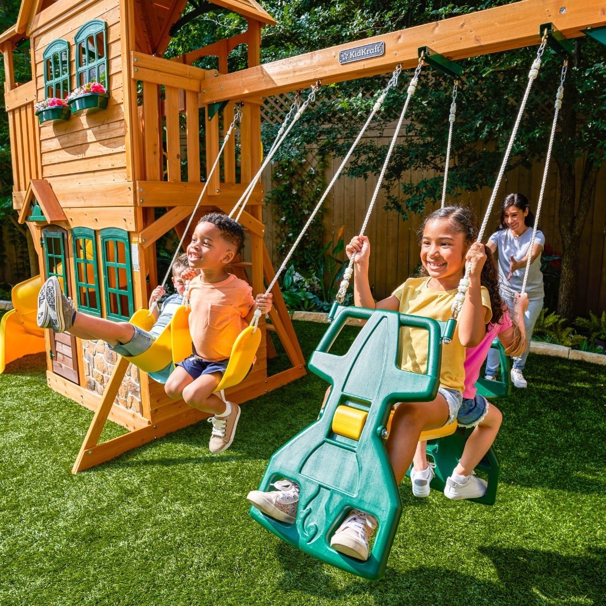 Boulder Station Swing Set – Installation Available - Image 2