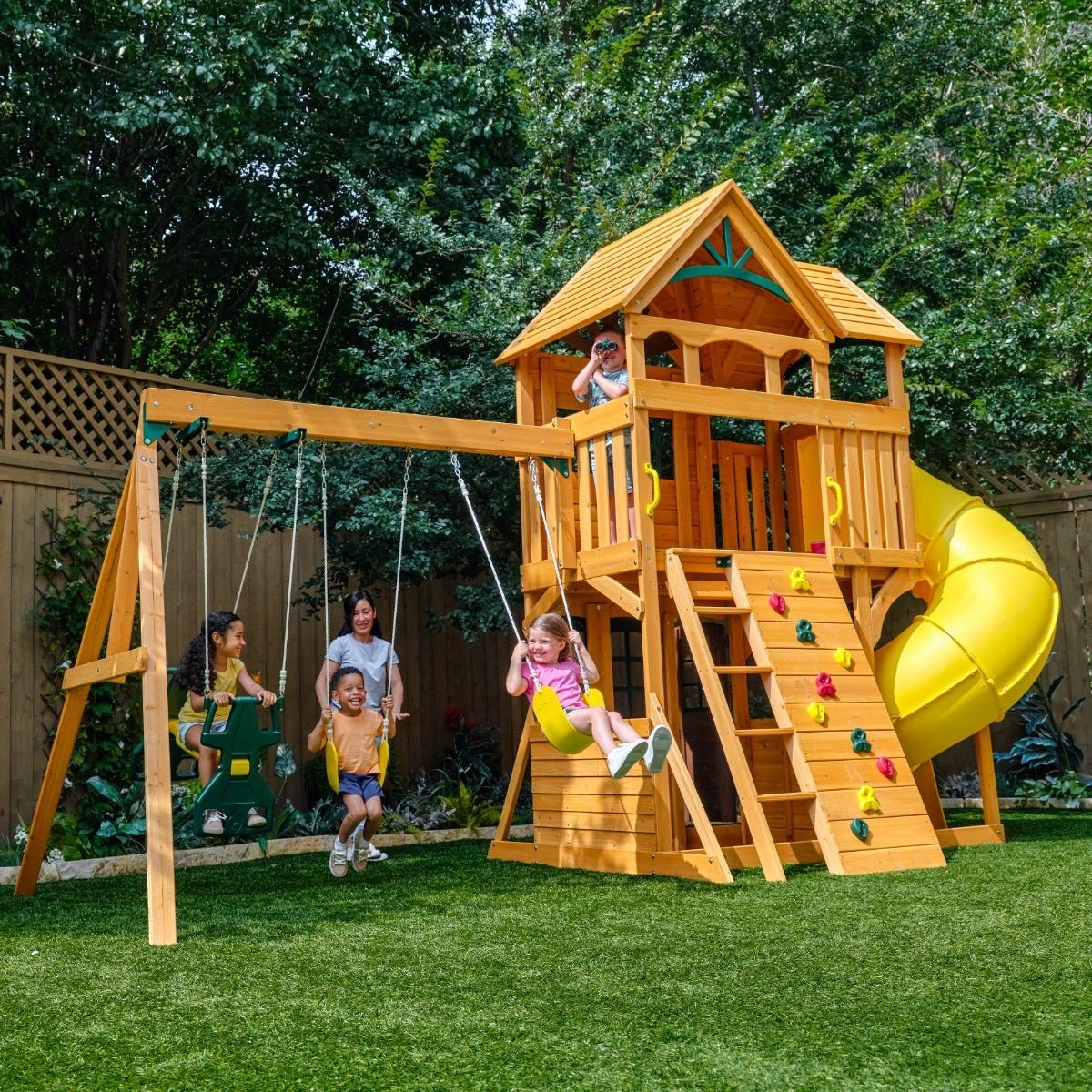 Boulder Station Swing Set – Installation Available - Image 3