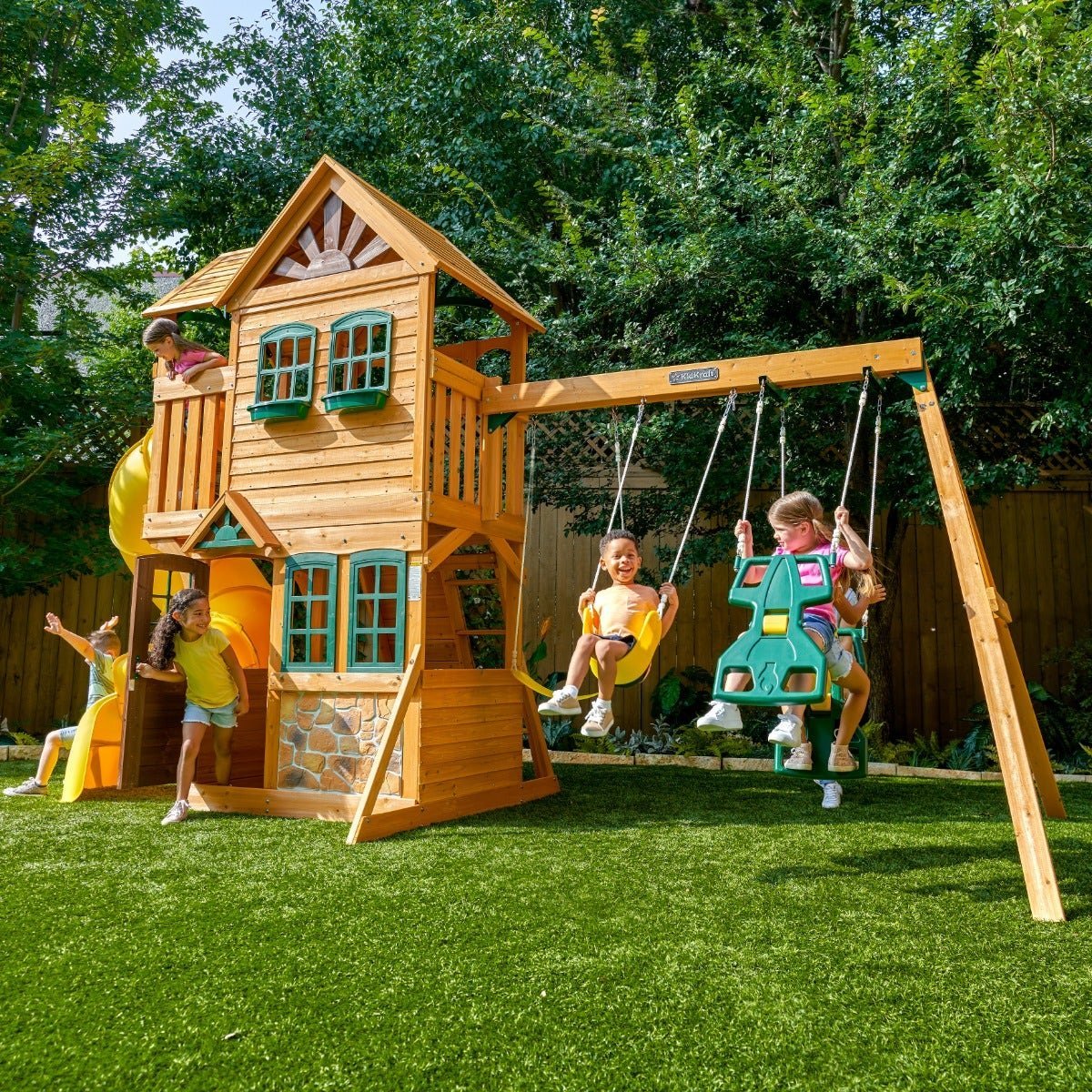 Boulder Station Swing Set – Installation Available - Image 4