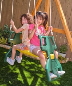 Bear Cave Lodge Swing Set – Installation Available - Image 11