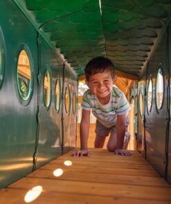 Bear Cave Lodge Swing Set – Installation Available - Image 13
