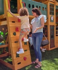 Bear Cave Lodge Swing Set – Installation Available - Image 18