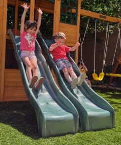 Bear Cave Lodge Swing Set – Installation Available - Image 19