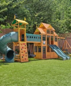 Bear Cave Lodge Swing Set – Installation Available - Image 4