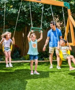 Alternative view of Adventure Bend Swing Set – Installation Available