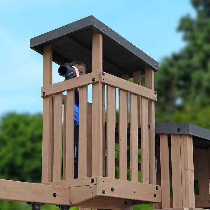 Skyline Lookout Wooden Outdoor Playset - Image 11