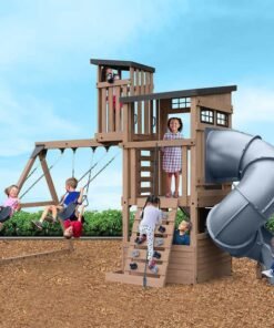 Skyline Lookout Wooden Outdoor Playset - Image 16
