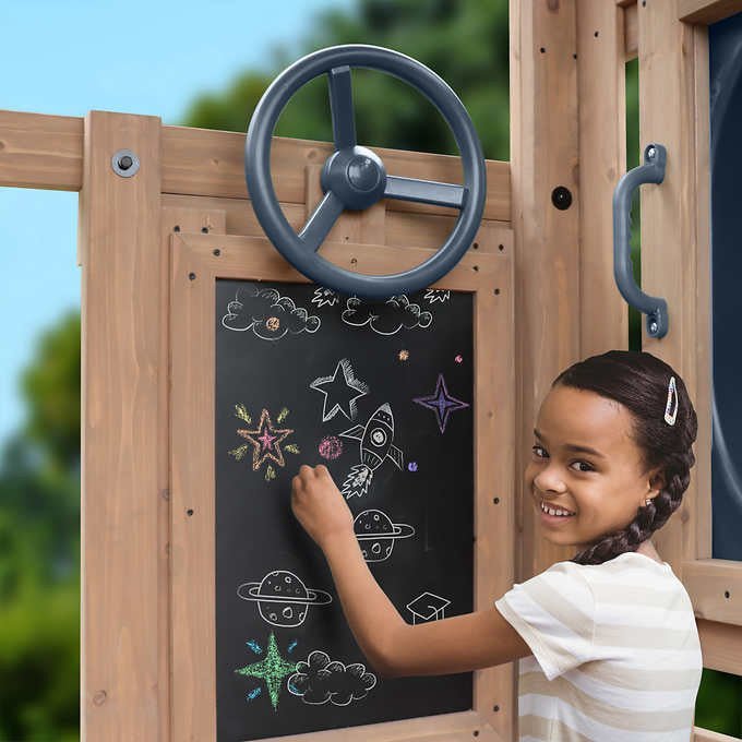 Skyline Lookout Wooden Outdoor Playset - Image 5