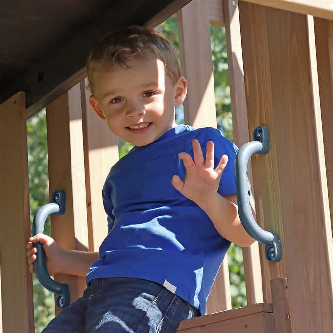 Skyline Lookout Wooden Outdoor Playset - Image 12